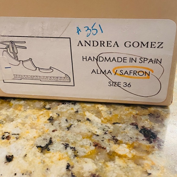 New Andrea Gomez Suede Espadrille Moccasin Sz 6 - Picture 4 of 9